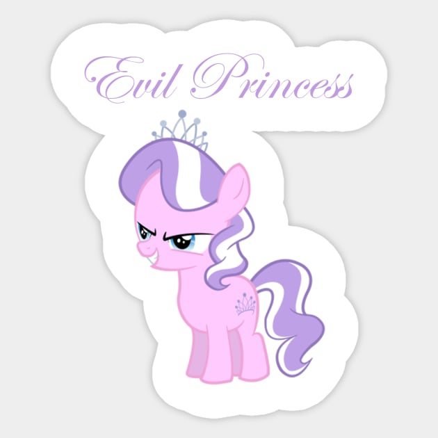 Evil Princess, Diamond Tiara Sticker by RedBaron0